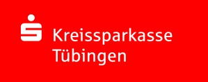 Der weiße Text Kreissparkasse auf rotem Hintergrund